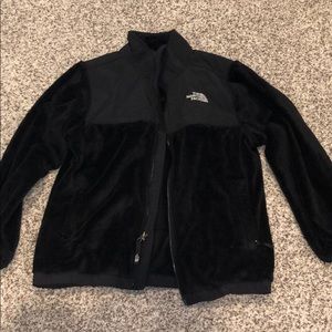 Fleece North Face Zip Up Jacket